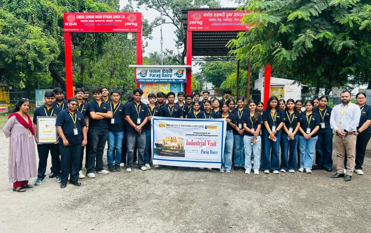 GIPS Industrial Visit to Parag Dairy Meerut